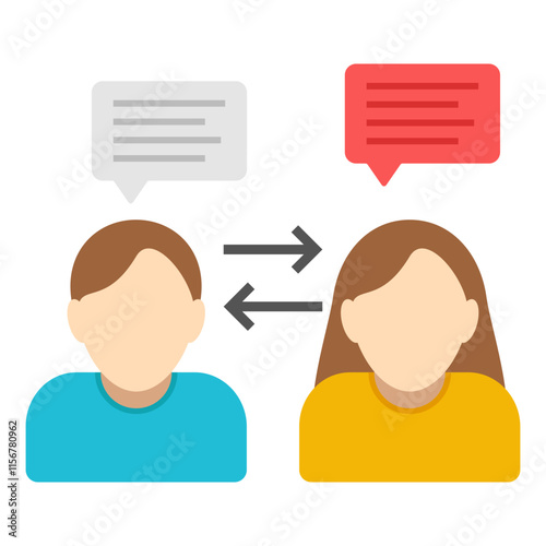 Premium download icon of communication response
