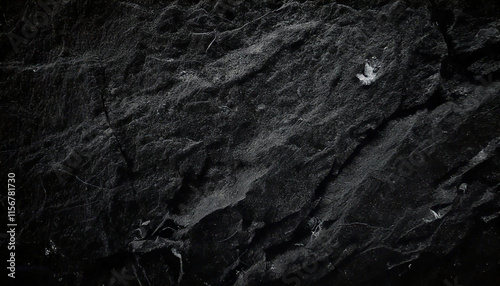 Black white stone texture. Rock surface. 