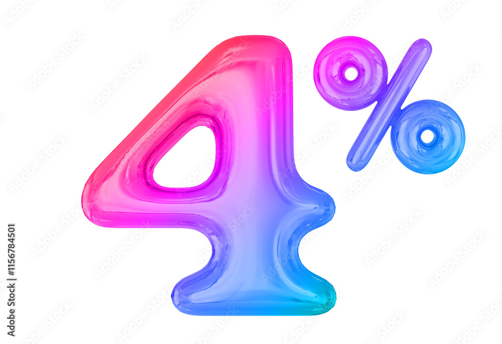 4 Percent Gradient offer in 3d 4 Percent Gradient offer in 3d