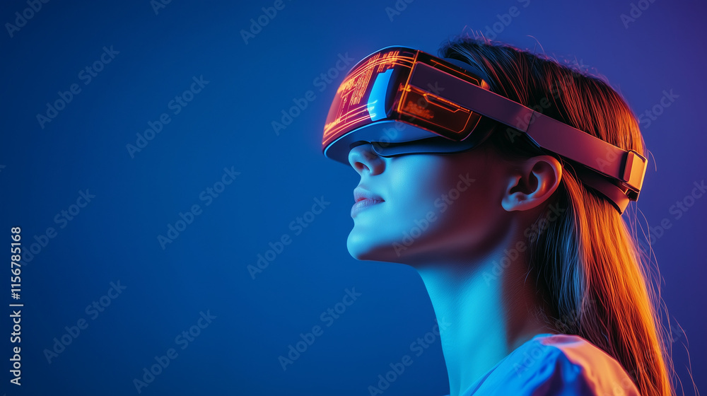 Female IT Specialist Analyzing Code and Data Exploring Cybersecurity and Artificial Intelligence with Augmented Reality Female IT Specialist Analyzing Code and Data Exploring Cybersecurity and Artificial Intelligence with Augmented Reality