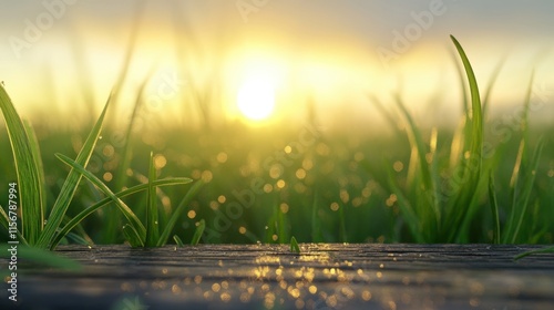 The Grass at Sunrise