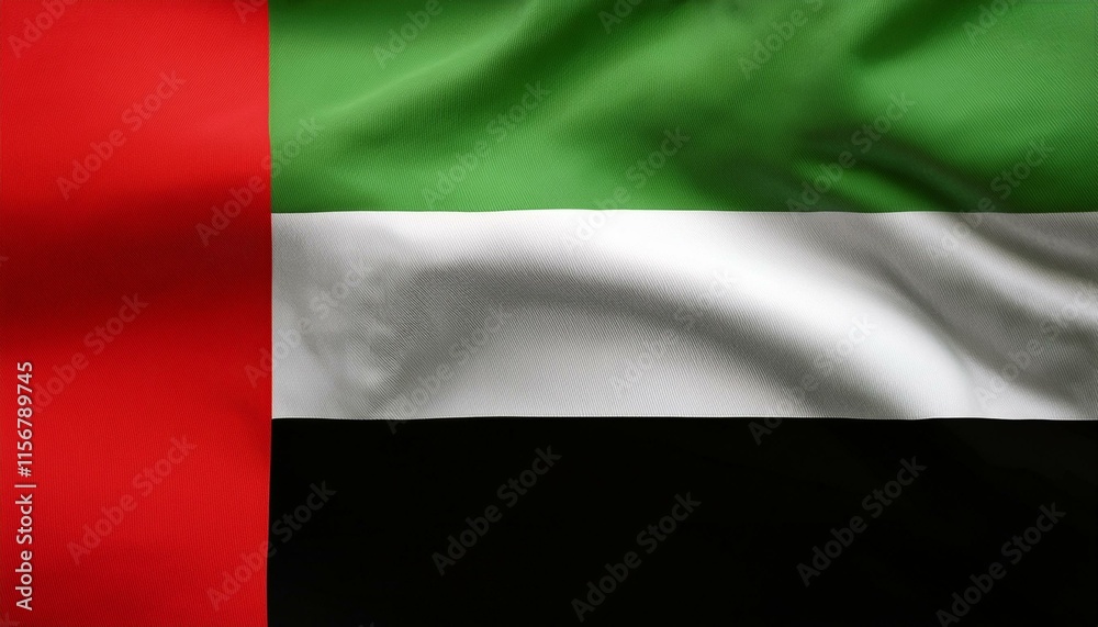 National flag of United Arab Emirates High resolution National flag of United Arab Emirates High resolution