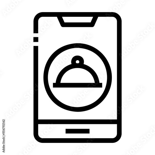 online order Line Icon