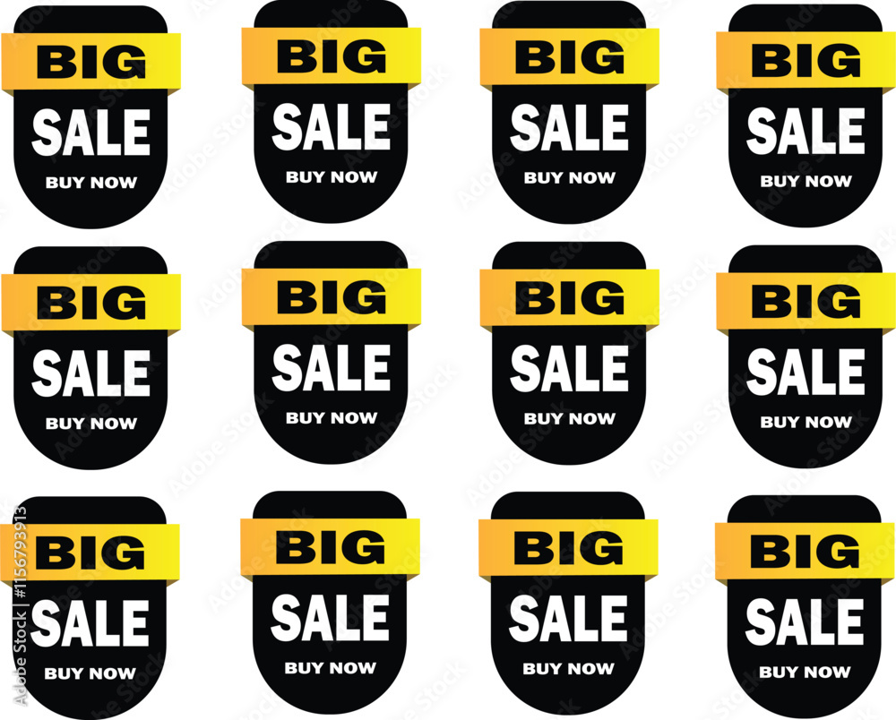 Fototapeta premium Offer Tag, Discount Tag, Special Offer, Big Sale, Supper Sale Vector Illustration