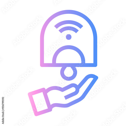 sanitizer Line Gradient Icon