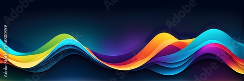 Abstract colorful vector background, color wave design for brochure, website, flyer