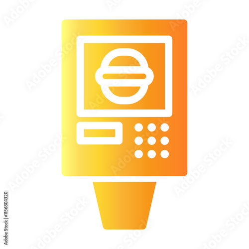 drive thru fast food Gradient icon