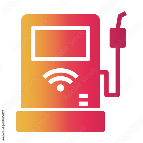 fuel pump Gradient icon