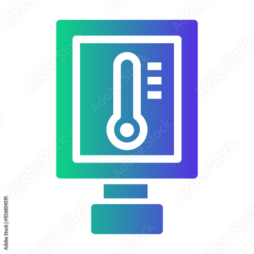 temperature check Gradient icon