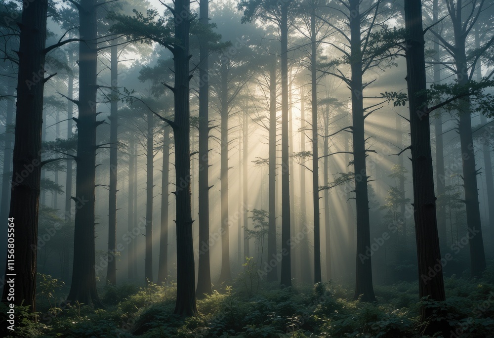 Fototapeta premium morning in the forest