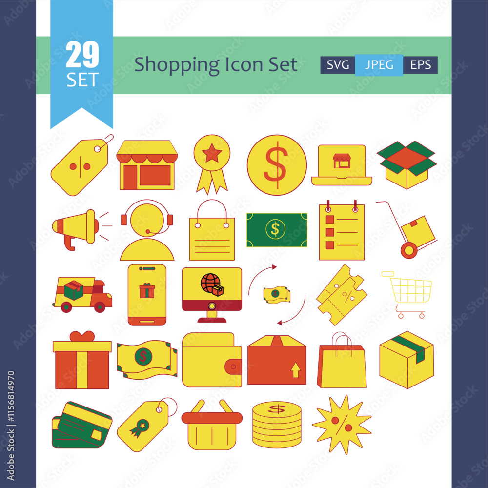 The Future of Shopping: Icon Set The Future of Shopping: Icon Set