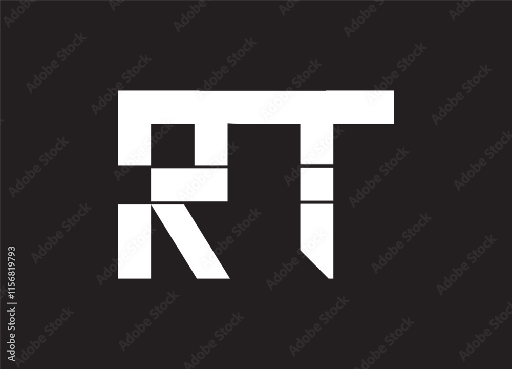 RT letter logo and monogram design
RT letter logo and monogram design