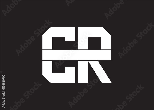 CR letter logo and monogram design
