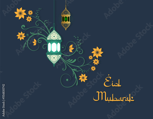 Eid Mubarak floral design