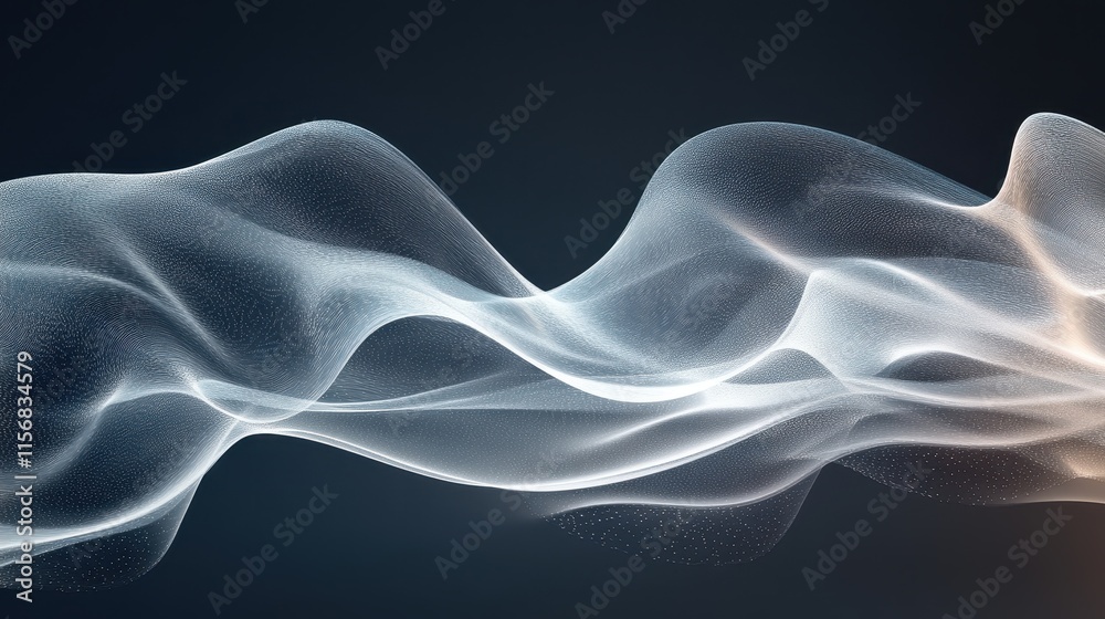 Fluid abstract smoke trails Fluid abstract smoke trails