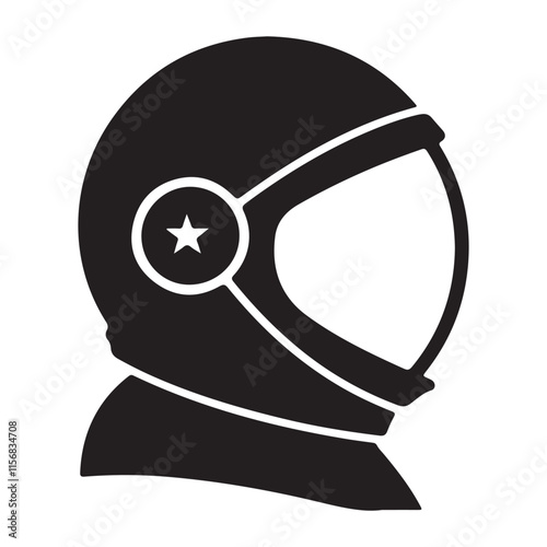 Astronaut Helmet icon vector illustration