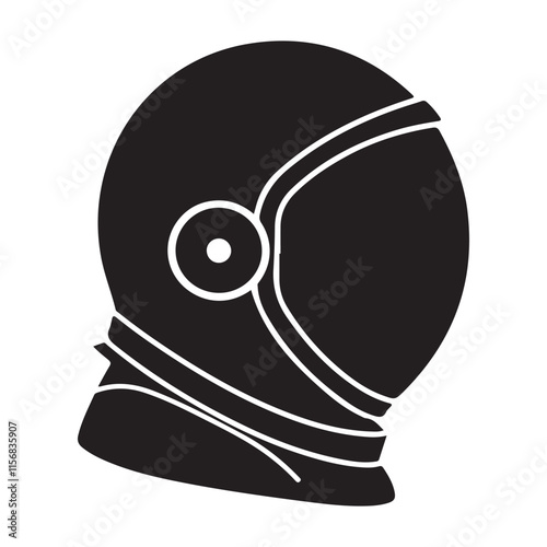 Astronaut Helmet icon vector illustration