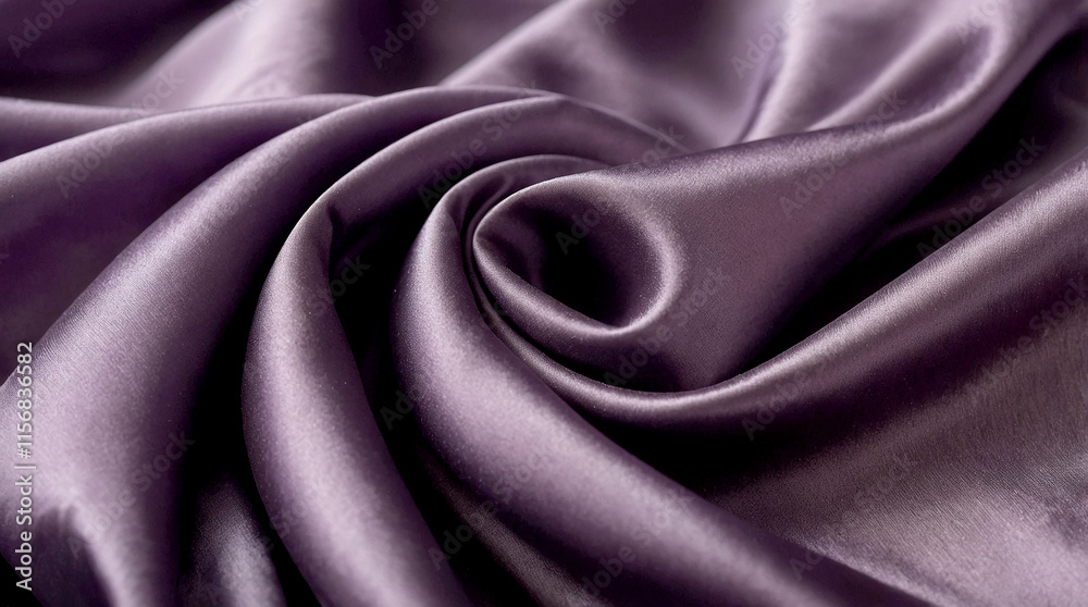 Obraz premium Elegant Purple Satin Silky Cloth Background for Fabric and Textile Design
