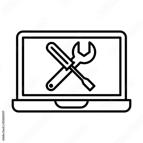 Engineering icon vector. Manufacturing illustration sign. engineer symbol. technology logo.