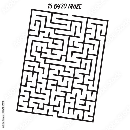 Kids riddle maze puzzle labyrinth vector illustration