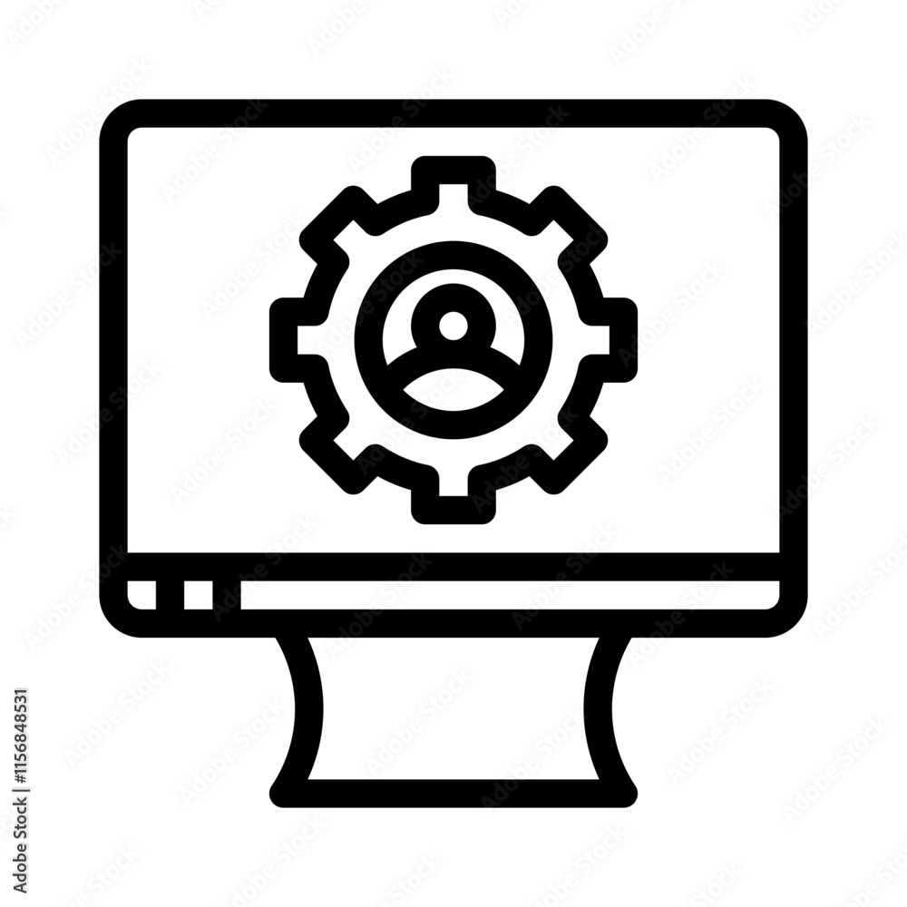 CRM line icon CRM line icon