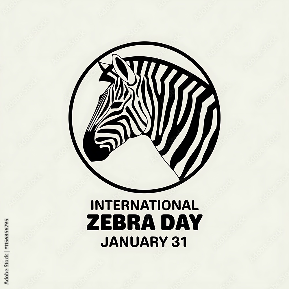 International Zebra Day, on January 31st, Zebra Day, International Zebra Day Poster, Banner, Story, International Zebra Day, on January 31st, Zebra Day, International Zebra Day Poster, Banner, Story,