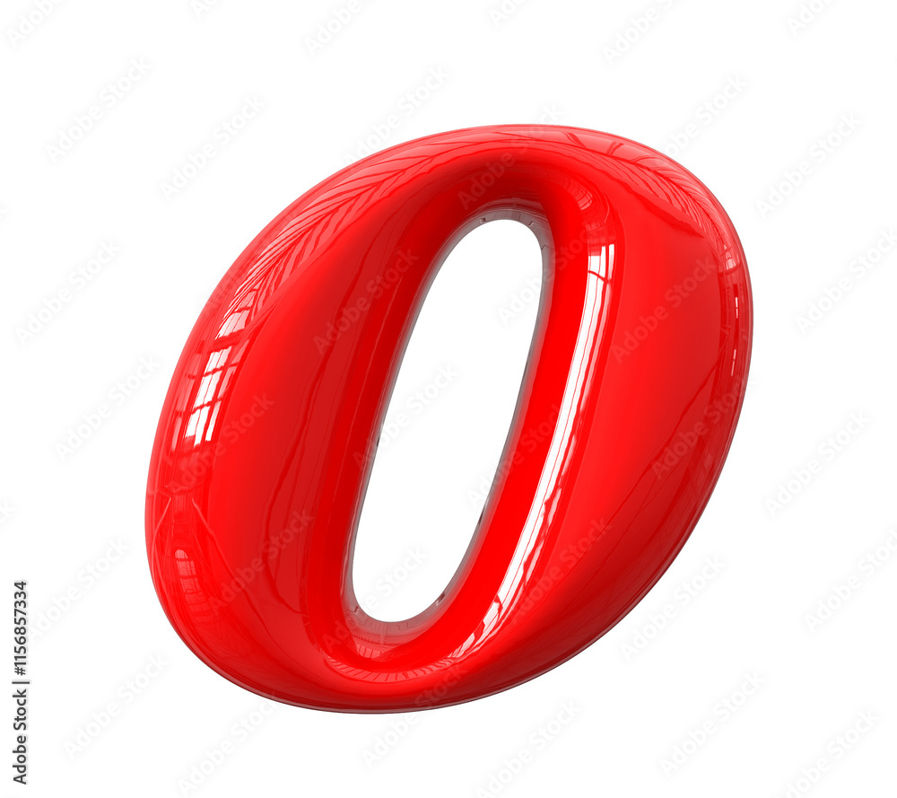 Red Font Letter O Red Font Letter O