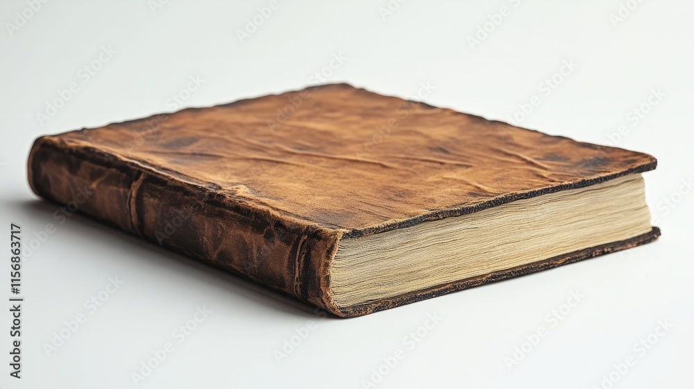 A brand-new blank writing pad isolated on a white studio backdrop A brand-new blank writing pad isolated on a white studio backdrop