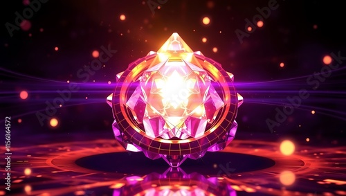 A captivating chronal stasis effect, where a field of energy ripples outward, halting motion in its path and locking objects in a luminous, crystalline stasis.