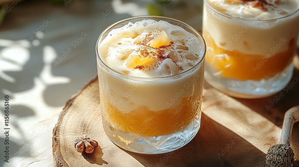 Creamy Orange Layered Cocktail Recipe Creamy Orange Layered Cocktail Recipe