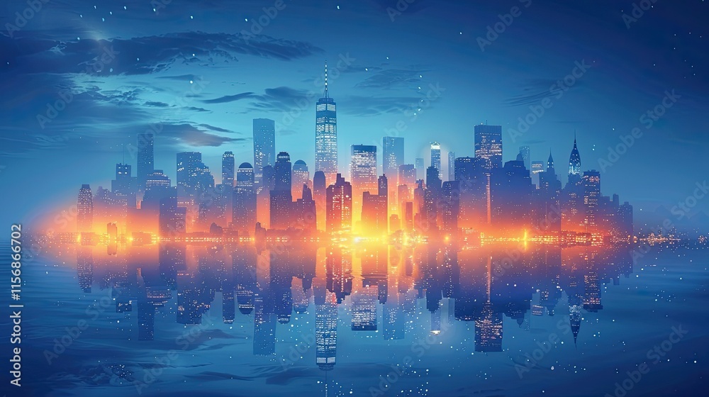 flat design, illustration, The Dream City: A futuristic city created in Flat Design comes to life flat design, illustration, The Dream City: A futuristic city created in Flat Design comes to life