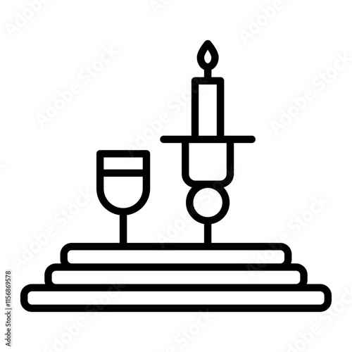 glasses outline icon