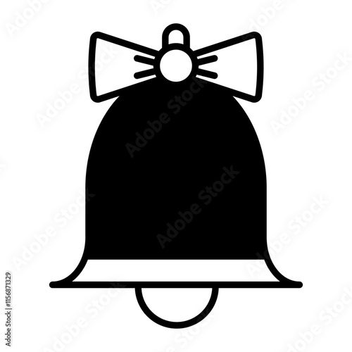 bell black icon