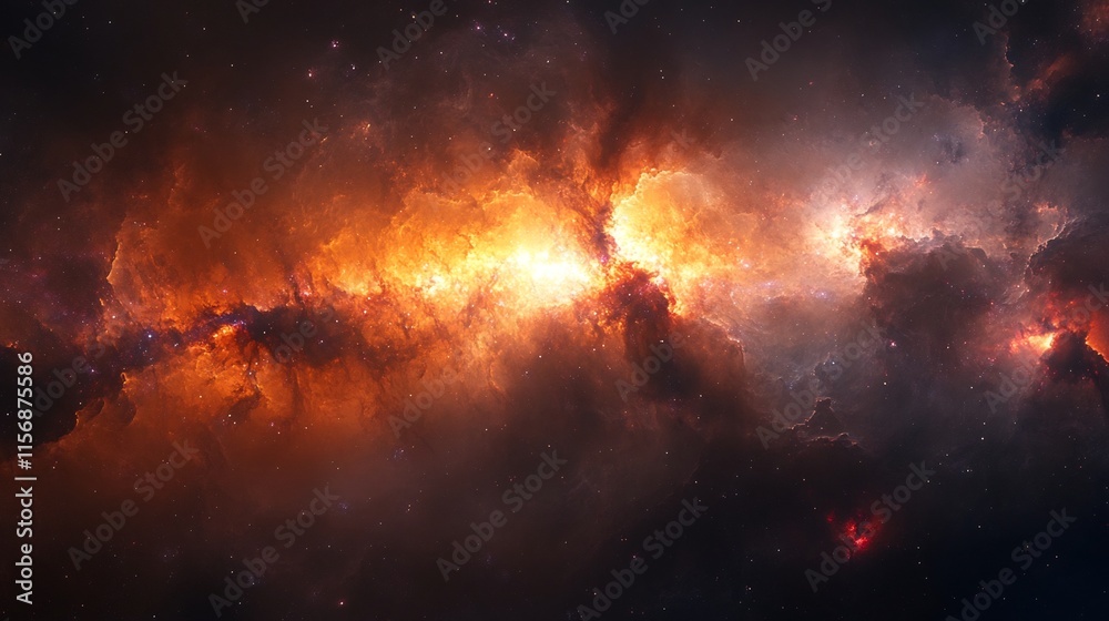 Intense Fiery Explosion with Billowing Flames in Dramatic Cinematic Atmosphere Intense Fiery Explosion with Billowing Flames in Dramatic Cinematic Atmosphere