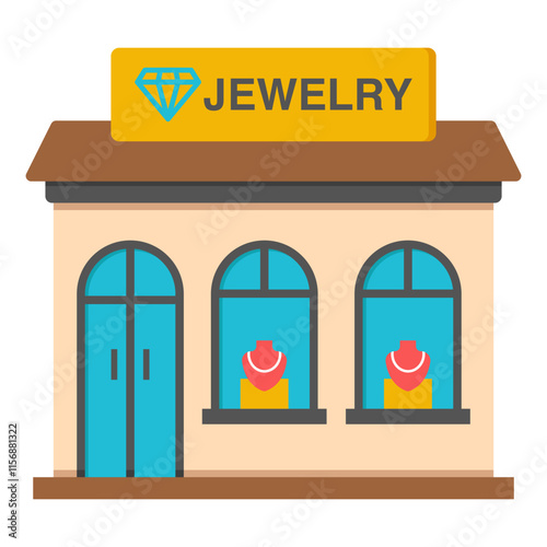 Perfect design icon of jewelry shop