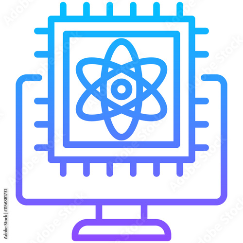 Quantum Computing Icon