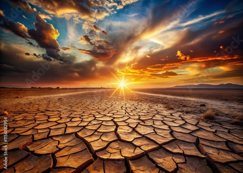 Cracked Earth Long Exposure, Dried Land, Desert Landscape, UHD Wallpaper,  Arid Terrain