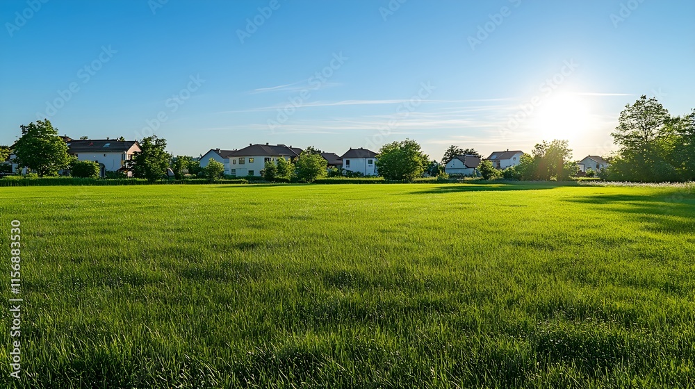 Obraz premium field and sky