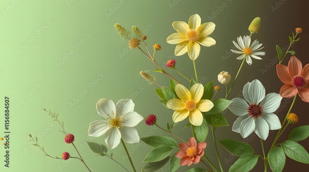 Obraz premium flowers in the garden