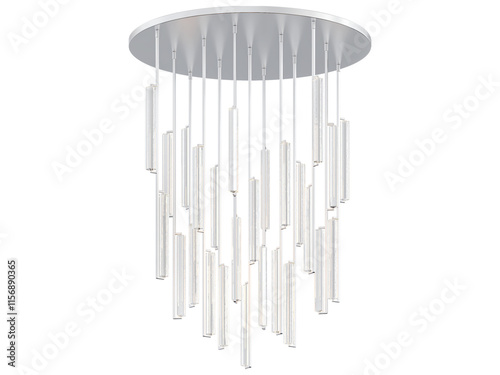 RH Audubon Round Chandelier - Elegant Lighting Fixture Against white Background photo