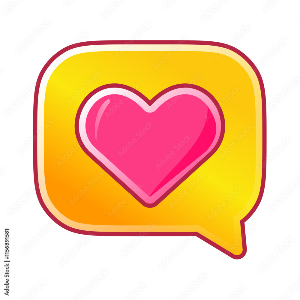 heart shaped bubble message chat heart shaped bubble message chat