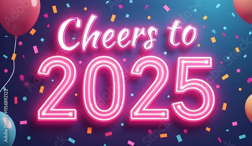 Festive cheers to 2025 design