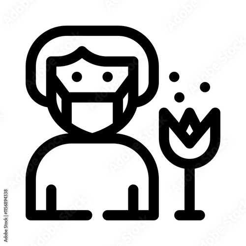 Seasonal line icon