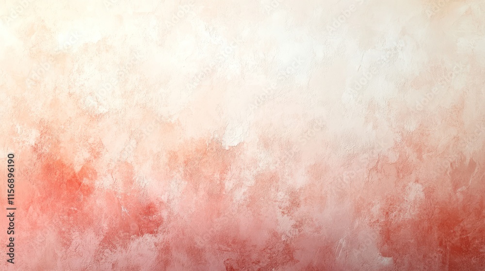 Fototapeta premium Abstract textured background with soft peach and white tones.