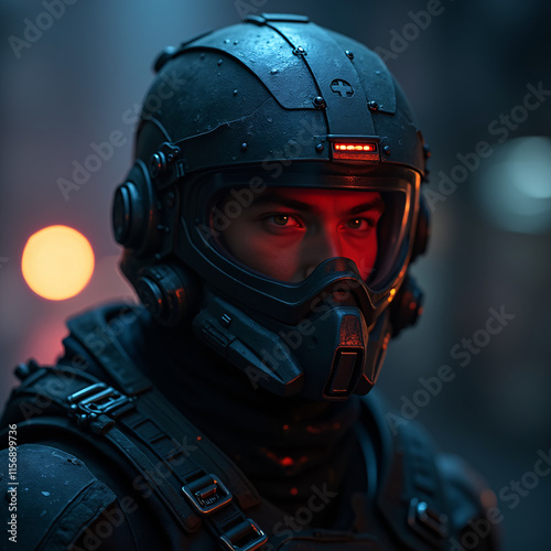Future military concept built with artificial intelligence