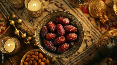 Dates, Dates in a Bowl, Fruits, Dried Fruits, Ramadan Food, Ramadan Fruits, Arabic Food/Fruits, Mediterranean Food/Fruits