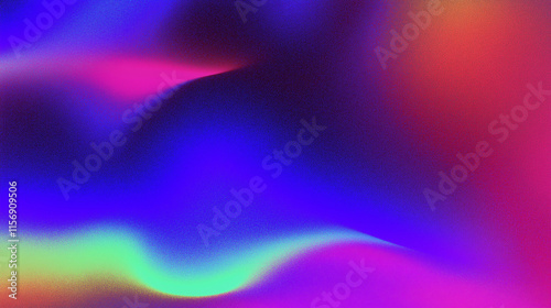 Thermal Vision Gradient Wallpaper: Interdimensional Retro-Futuristic Aesthetics