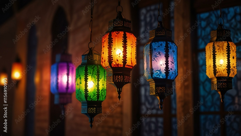 Fototapeta premium lantern in the night