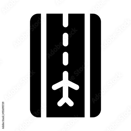 runway glyph icon