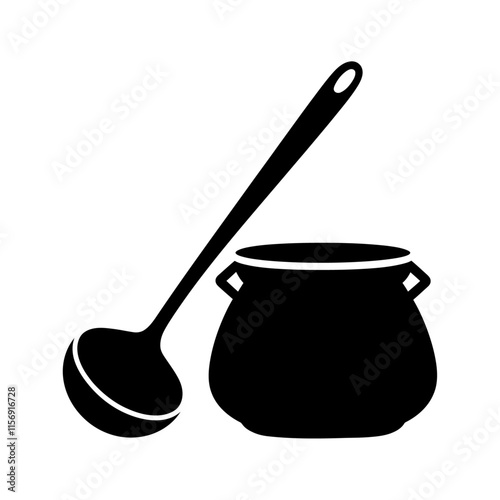 spoon and pan icon